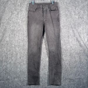 Ksubi Jeans Mens Size 32x32 Measures 30x32 Gray Inner Tag Coming Undone